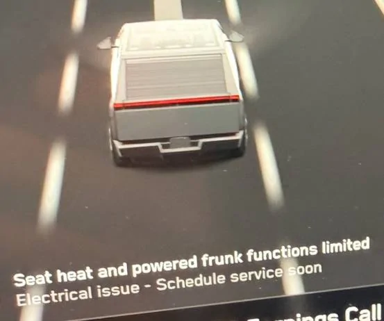 Tesla Roadster 2nd gen Error code EGGLEFTVC_a458 IMG_0658