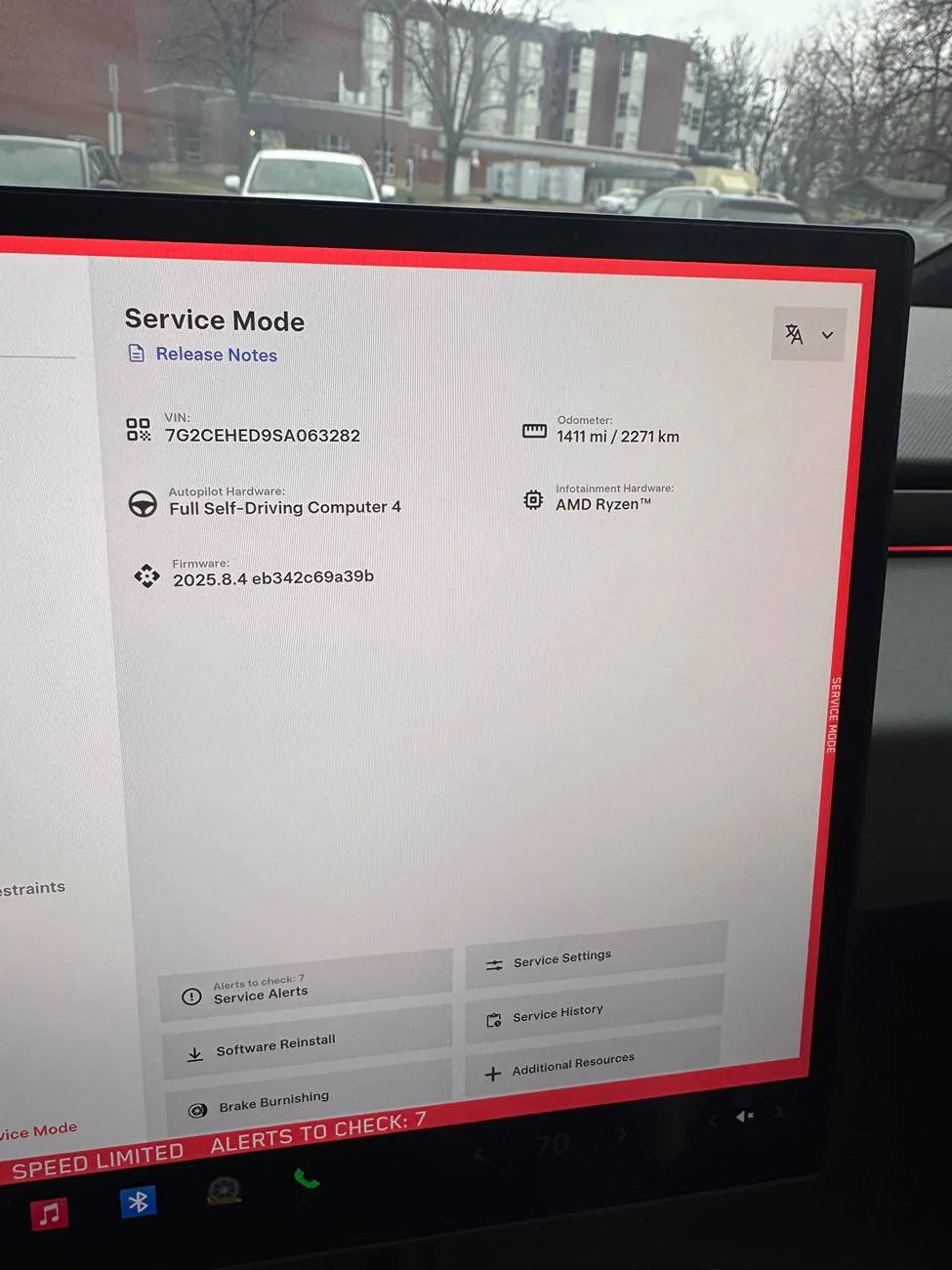 Tesla Roadster 2nd gen Alerts and multiple things disabled IMG_0788
