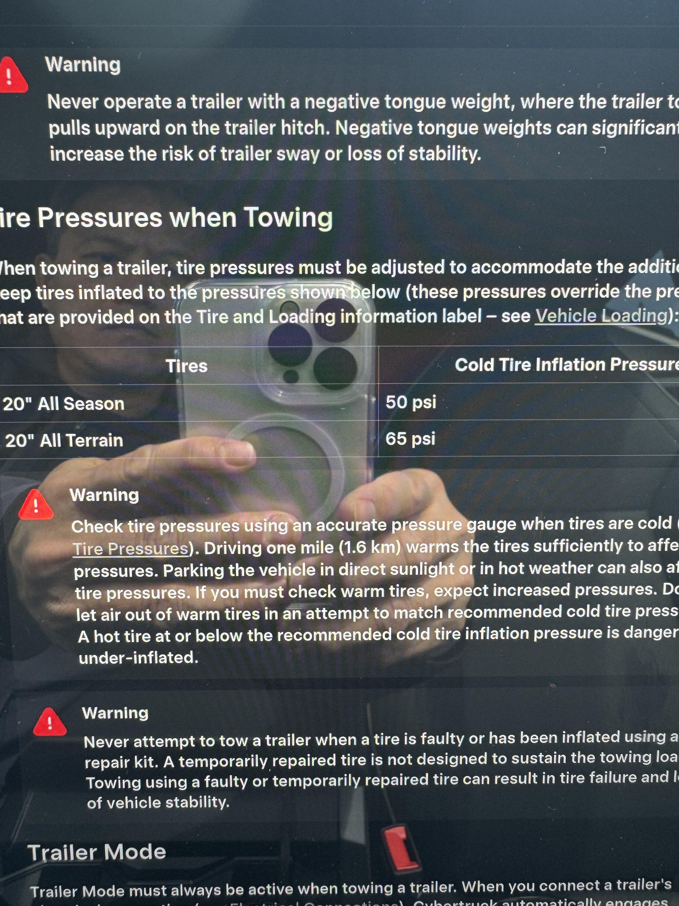 Tesla Roadster 2nd gen Cybertruck tire pressure when towing IMG_0806.JPG