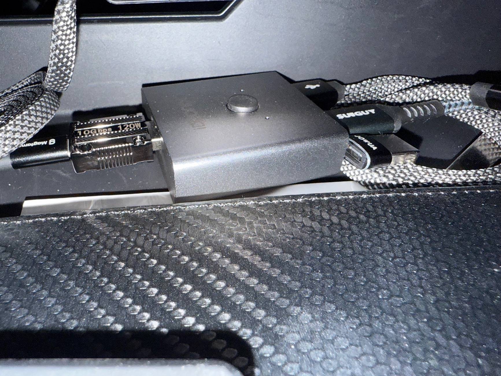 Tesla Roadster 2nd gen Cheap, useful Cybertruck USB drive mount IMG_0933