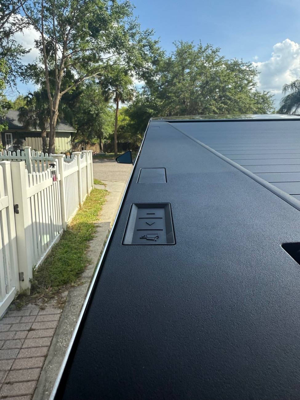 Tesla Roadster 2nd gen Curious if this is normal for panels IMG_0963