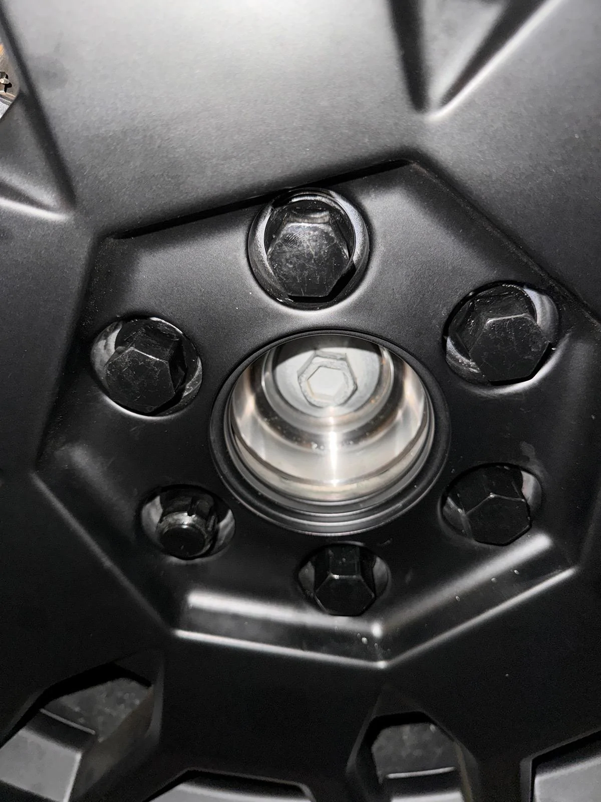 Tesla Roadster 2nd gen DIY: Center Cap Hub Rust Removal IMG_1059