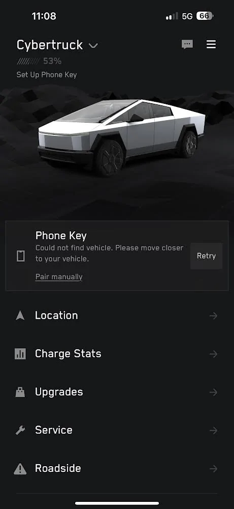 Tesla Roadster 2nd gen Cybertruck Unresponsive IMG_1170