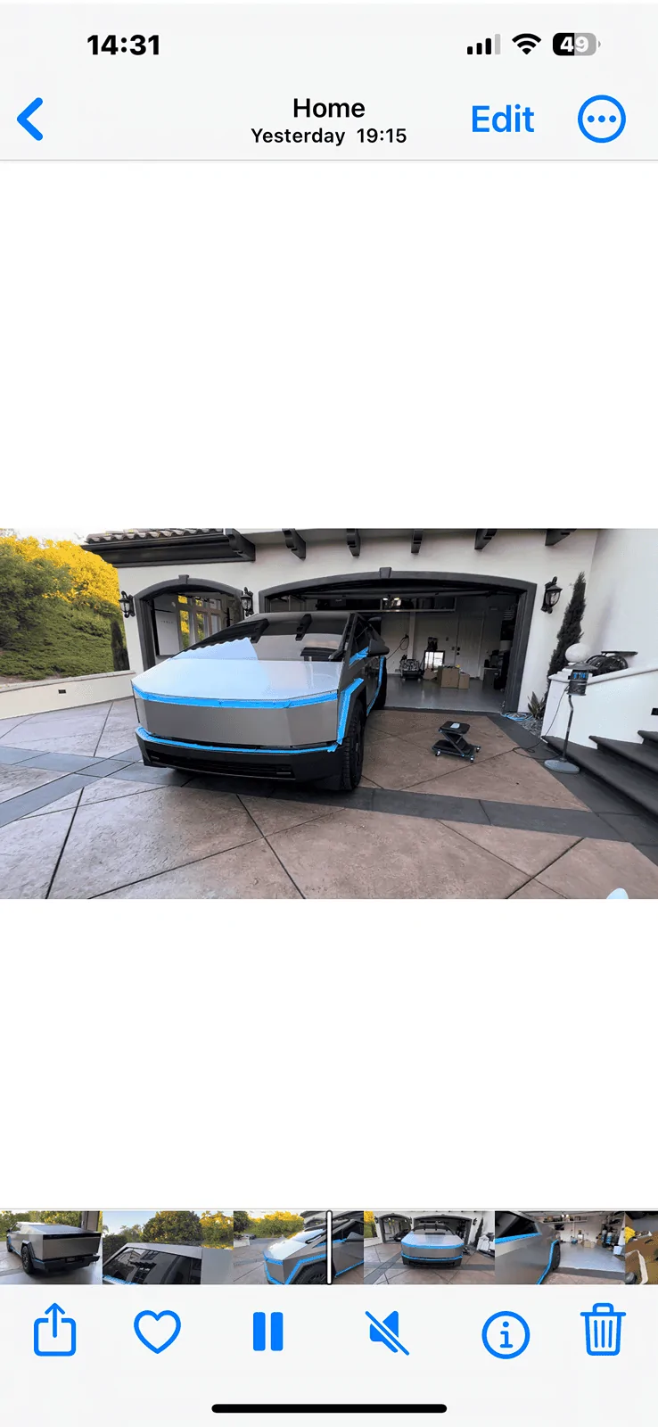 Tesla Roadster 2nd gen Everbrite ProtectaClear Fail IMG_1211