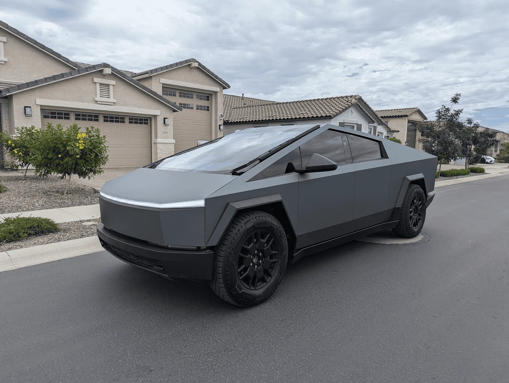 Tesla Roadster 2nd gen Matte Gunmetal Metallic Wrap! IMG_1258
