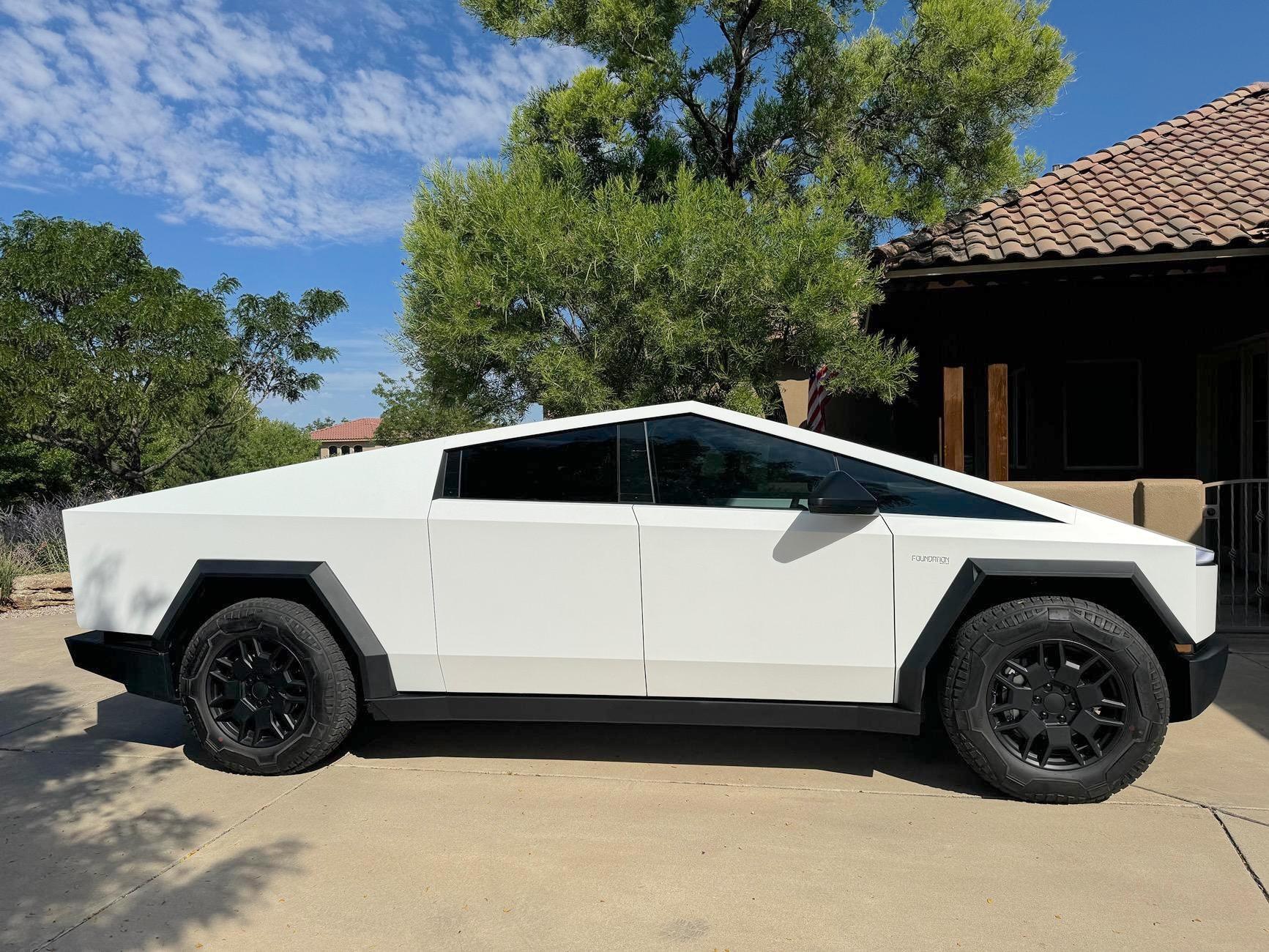 Tesla Roadster 2nd gen CYBERTRUCKco Lift Rod Kit -- Installed Results & Ride Heights Photos IMG_1298