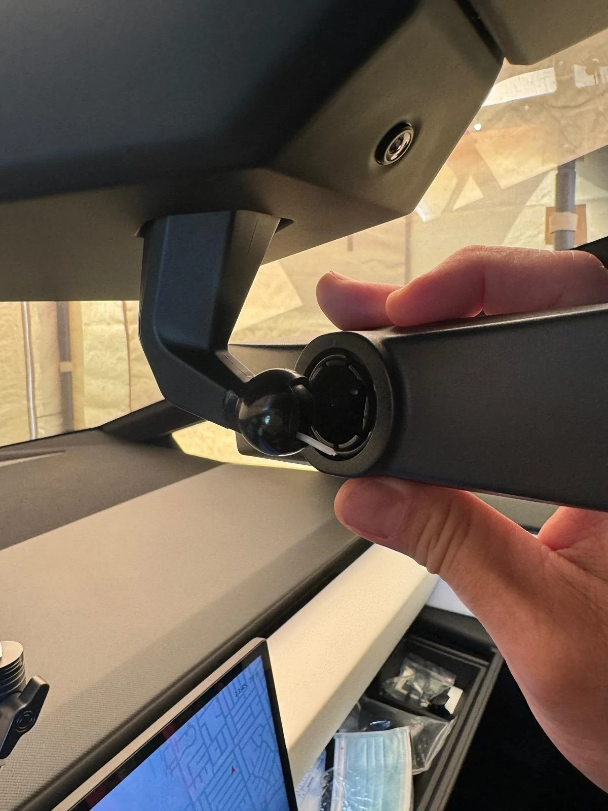Tesla Roadster 2nd gen Apple CarPlay and rear camera IMG_1369
