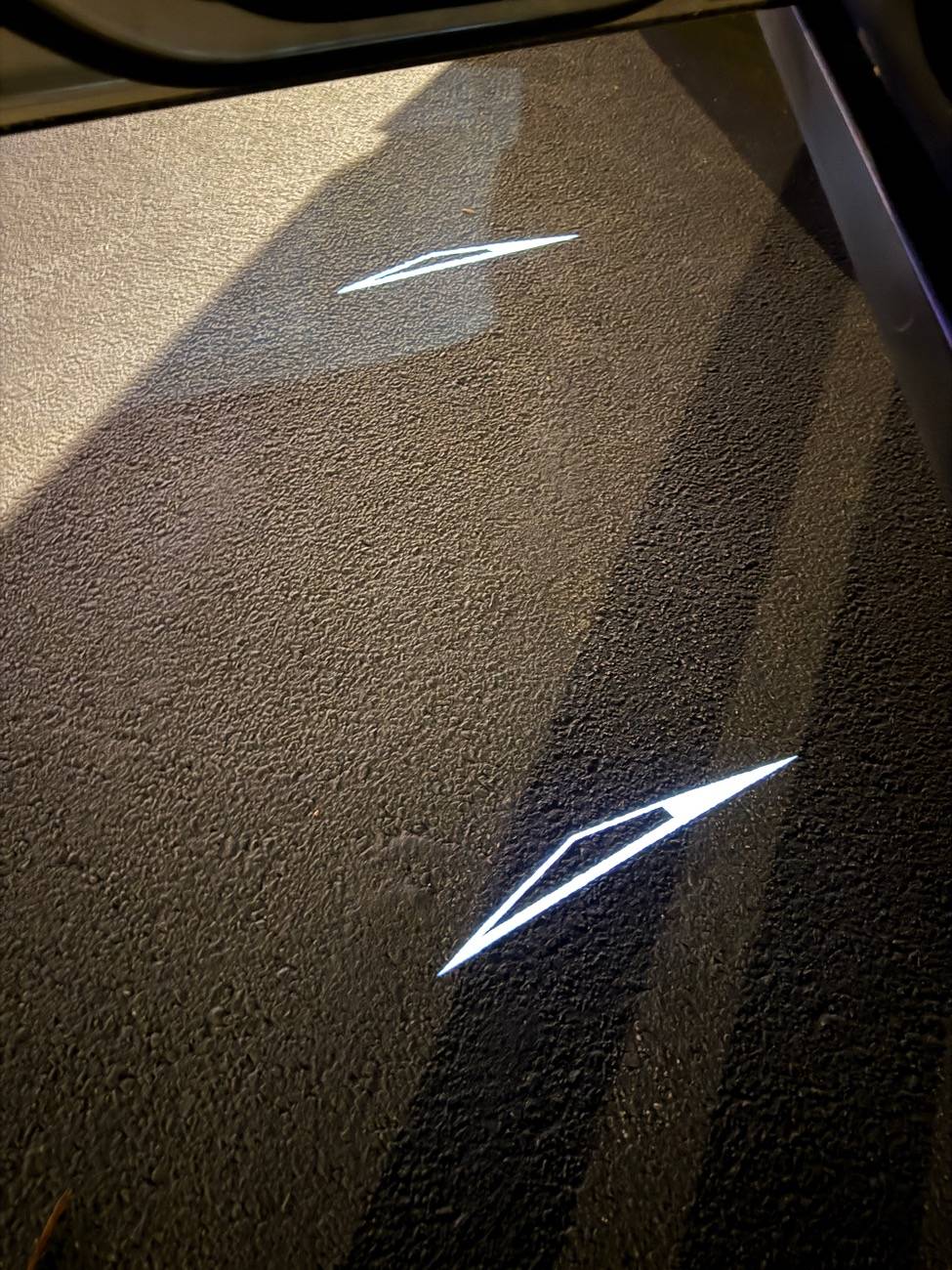 Tesla Roadster 2nd gen Tesla Shop confirms Cybertruck projection lights are for front doors only. IMG_1411