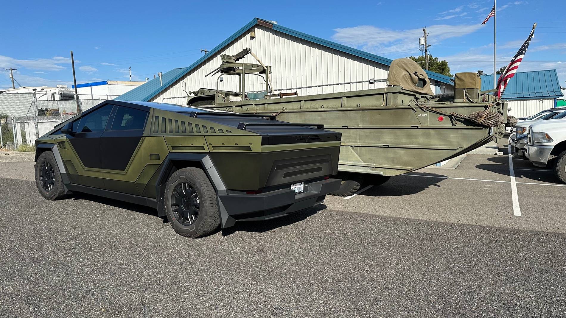 Tesla Cybertruck CUSTOM GRAPHICS / DESIGN / THEME Vinyl Wrap & PPF Cybertruck -- Photos & Videos IMG_1616