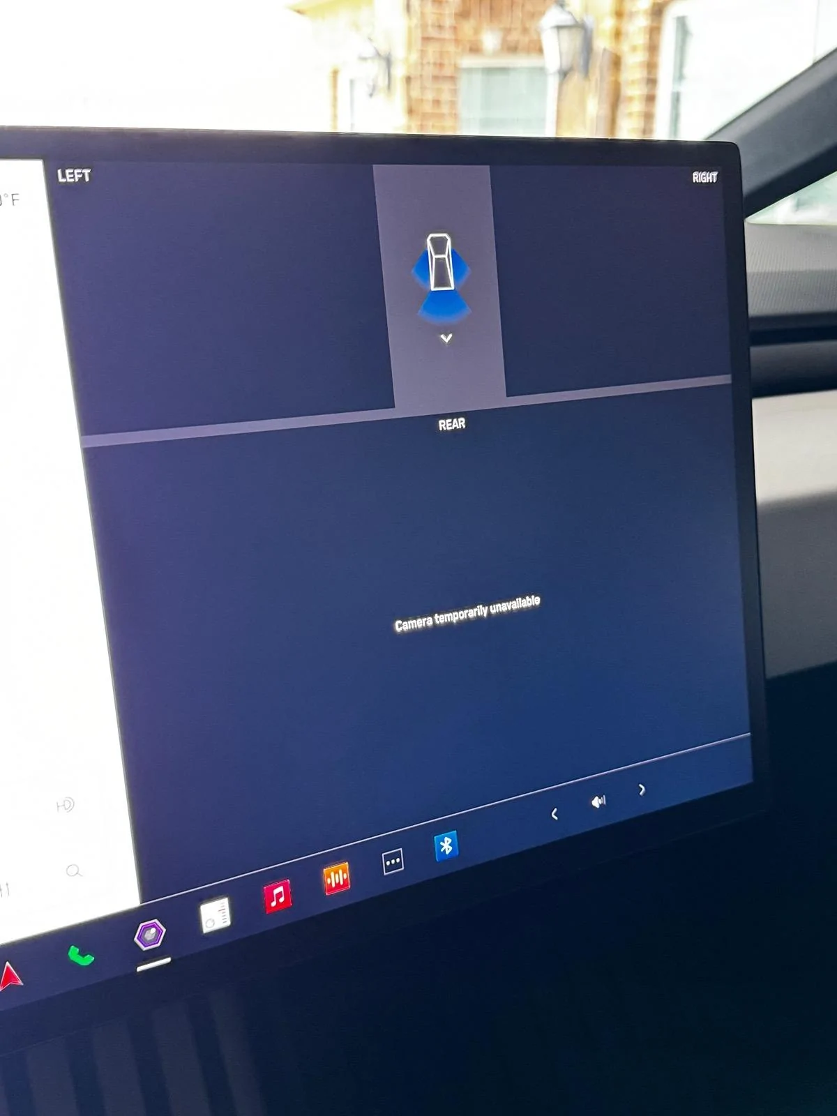 Tesla Roadster 2nd gen Camera Temporarily Unavailable error message IMG_1658