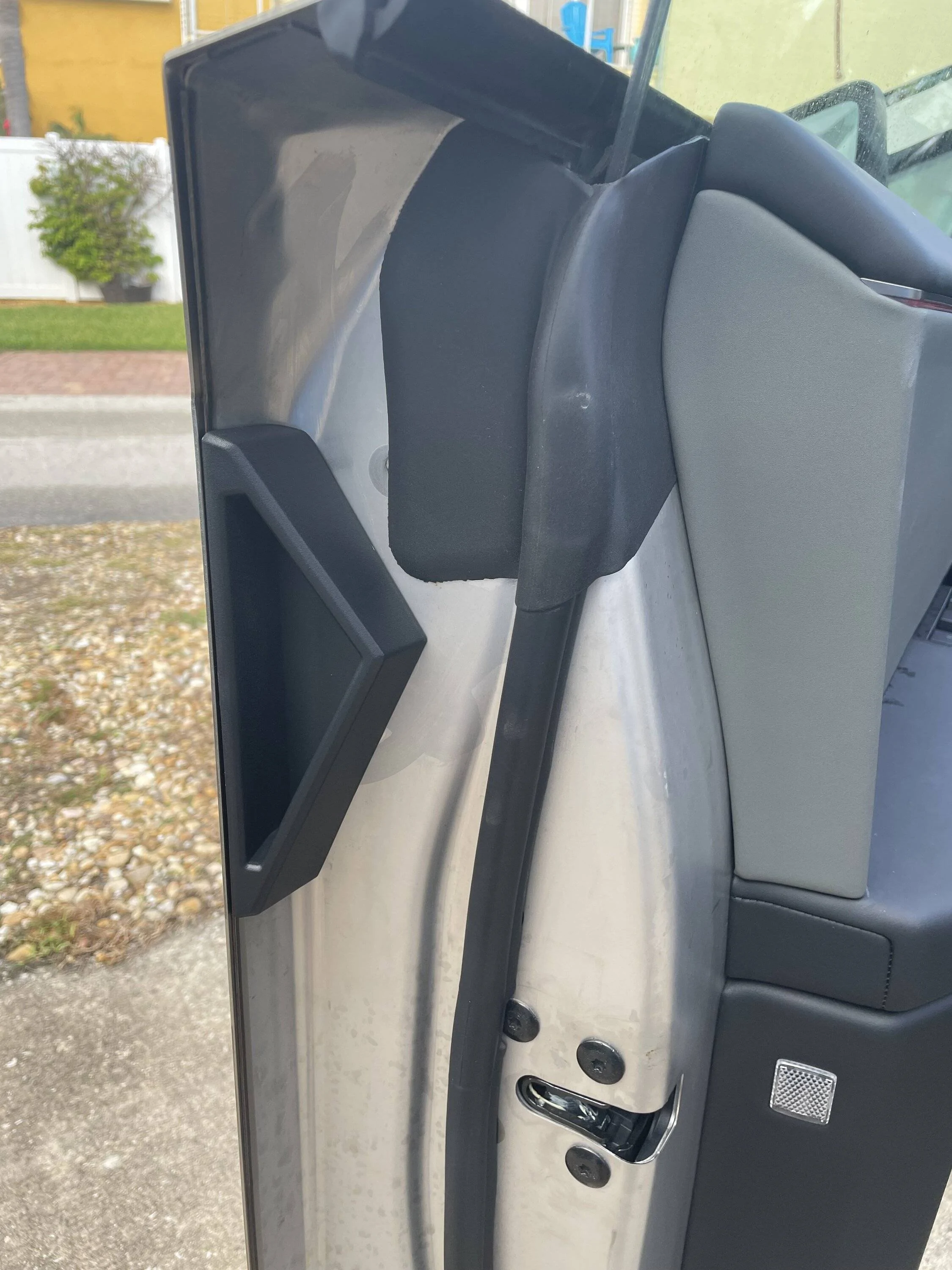 Tesla Roadster 2nd gen Door handle inserts installed IMG_1661