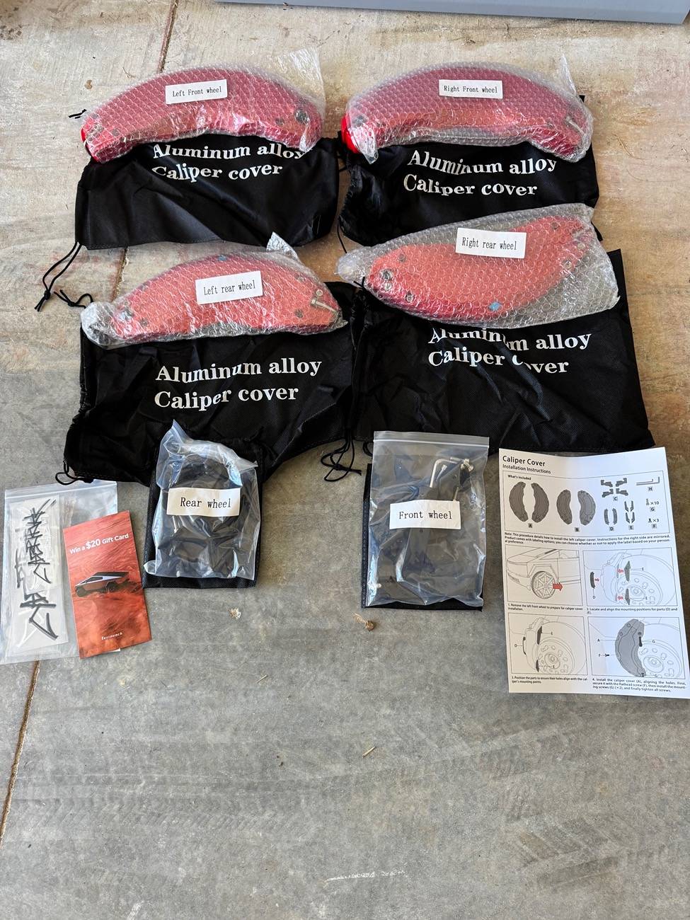 Tesla Cybertruck Cybertruck Brake Caliper Covers GIVEAWAY by Teslaunch! Help Us Pick New Colors to get $99 OFF! IMG_1700