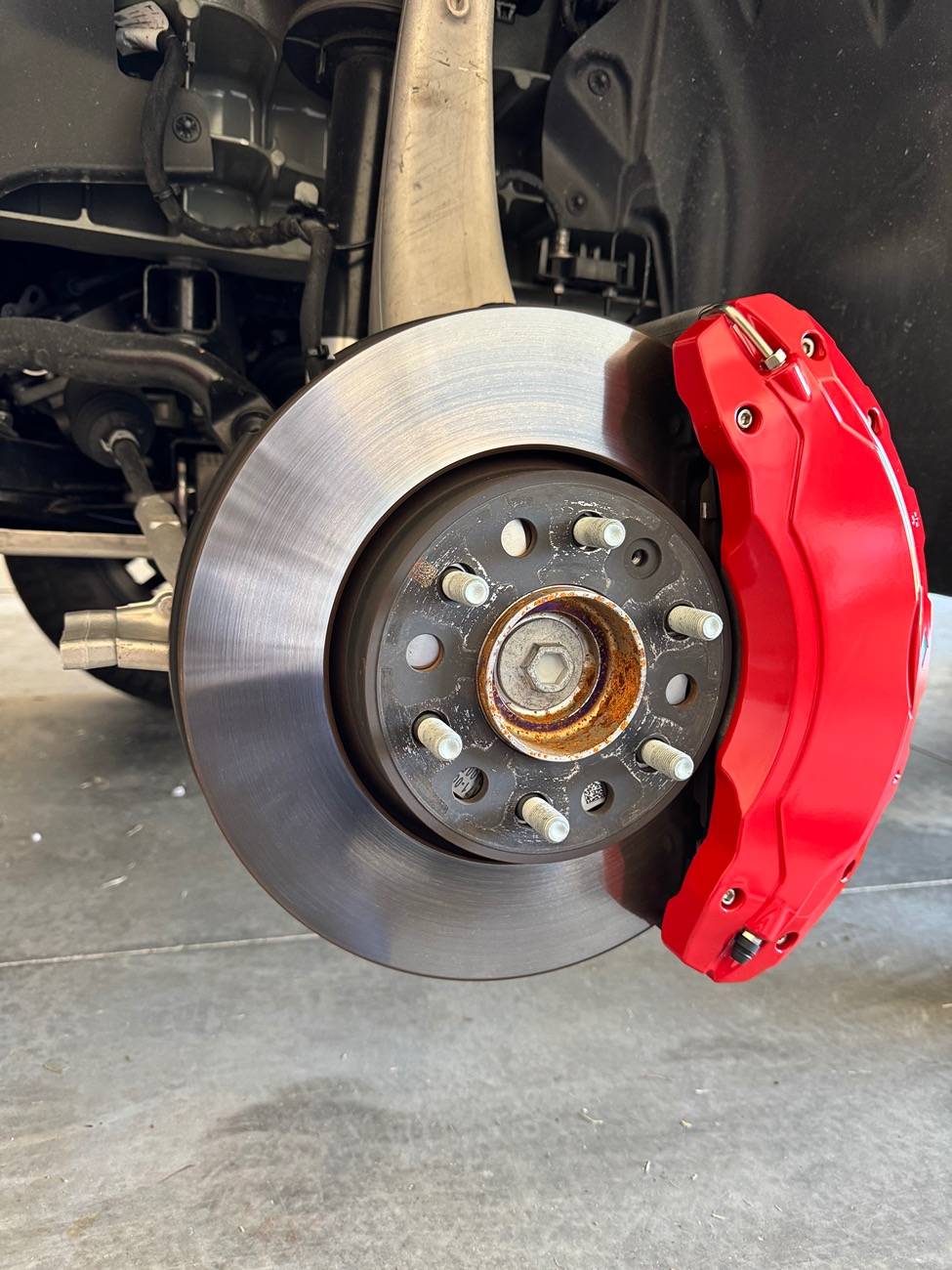Tesla Roadster 2nd gen Red brake caliper covers by @teslaunch IMG_1705