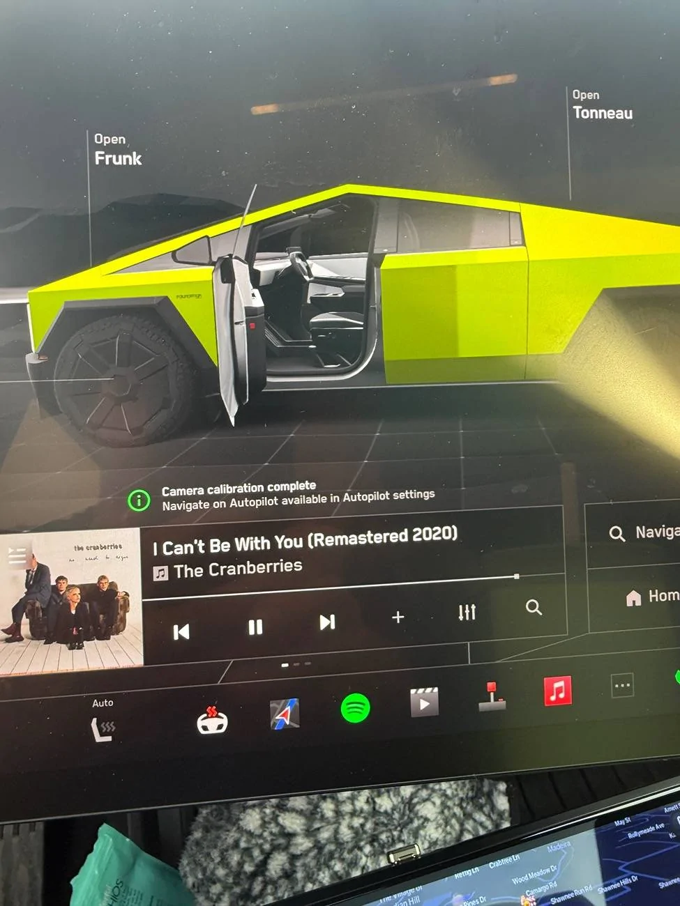 Tesla Roadster 2nd gen Auto Park Camera Calibration confirmation issue IMG_1750