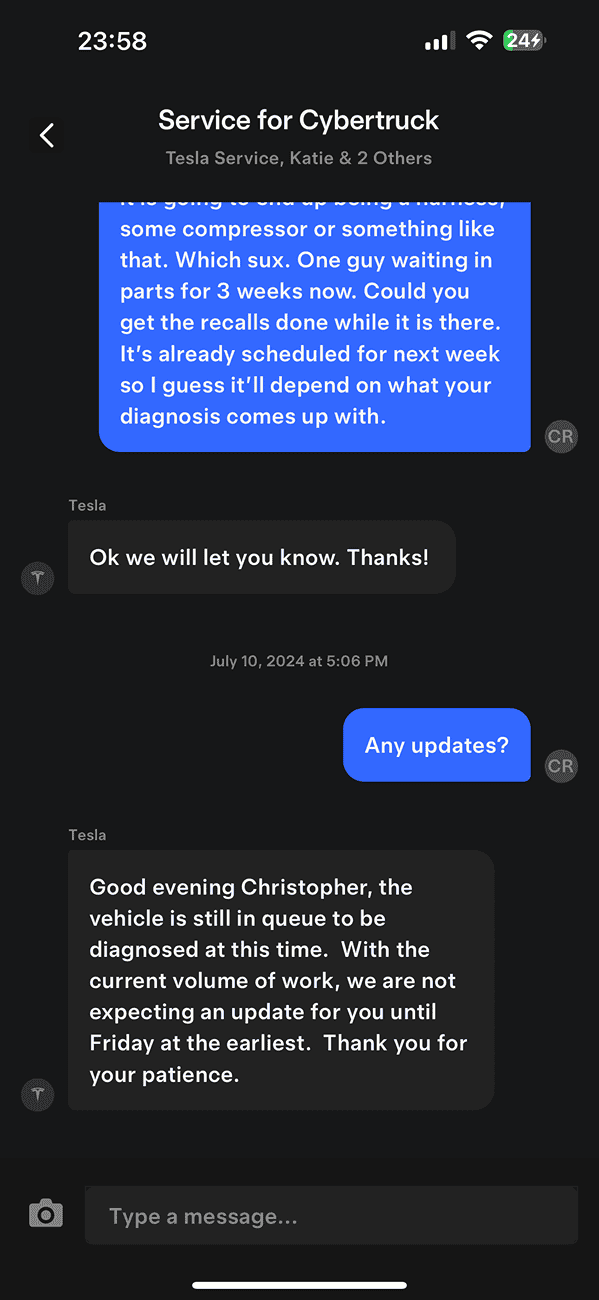 Tesla Roadster 2nd gen Received the dreaded “Critical issue detected” message… IMG_1895