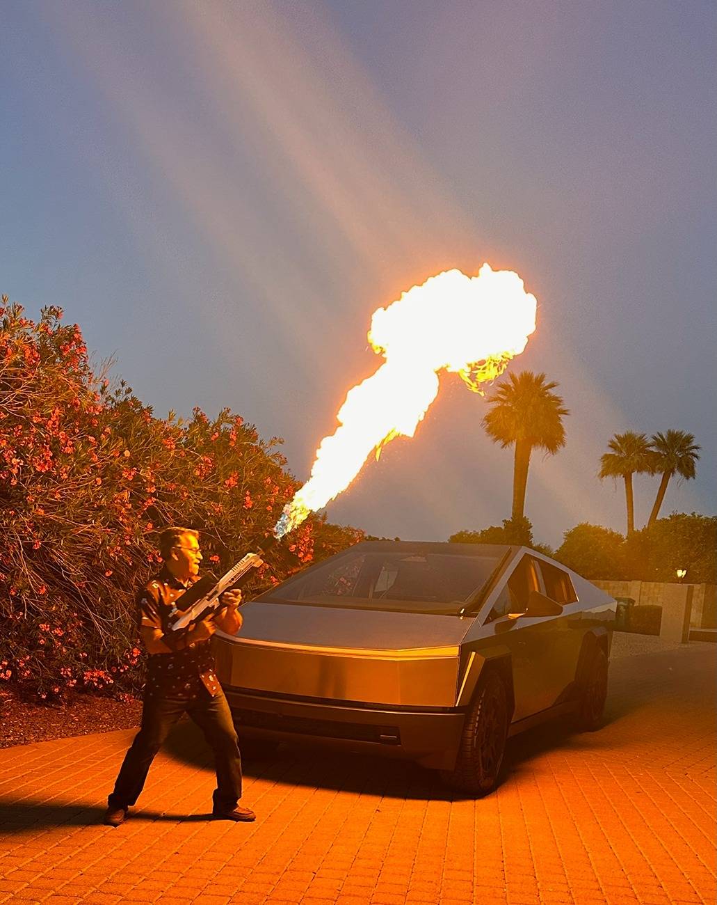 Tesla Cybertruck Show Off Your Wrapped Cybertruck!🚗✨ To Win Teslaunch DIY Color Wrap Film Giveaway IMG_20240509_203051