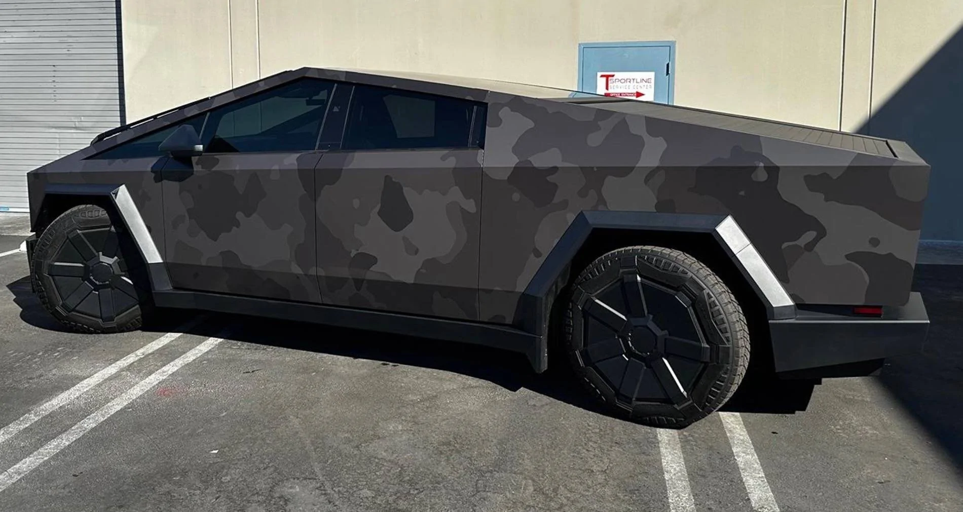 Tesla Cybertruck 🚀 Showcase: Satin Military Green PPF Wrap on a Cybertruck 🛡️✨ IMG_2175