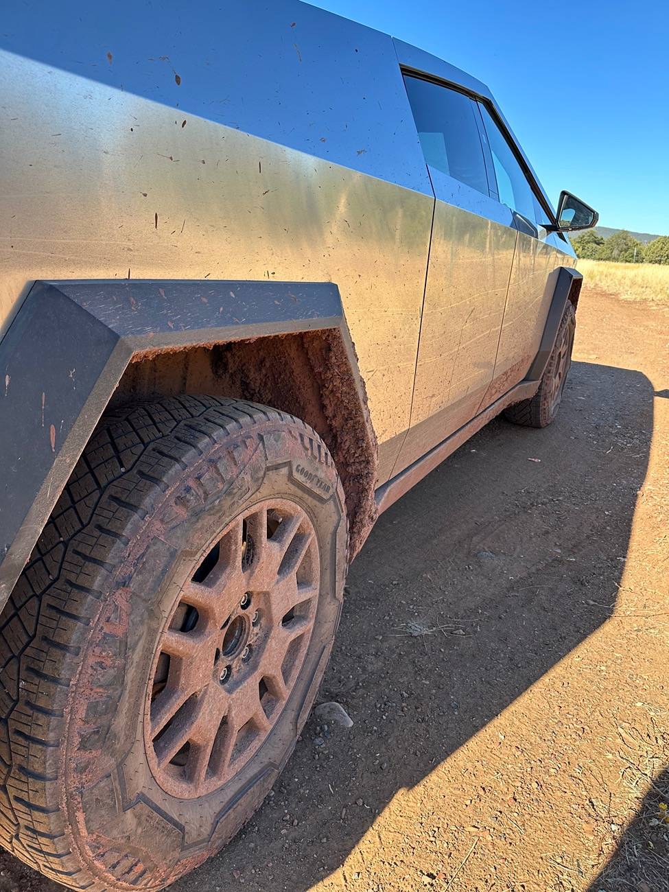 Tesla Cybertruck Finally got stuck! IMG_2470