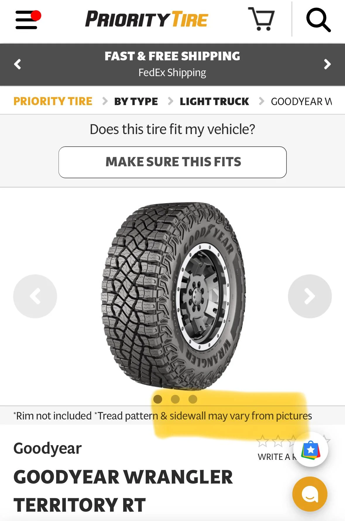 Tesla Cybertruck 35" Goodyear Wrangler Territory RT All-Terrain AT Tires Info (Pricing, Specs, Photos) IMG_2576