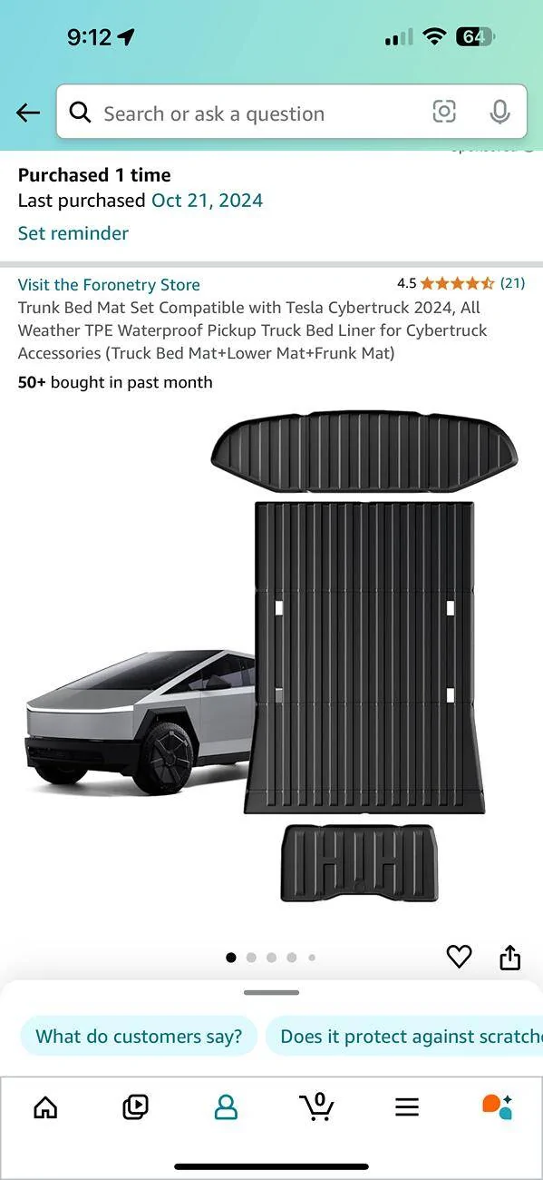 Tesla Roadster 2nd gen Review: Cargo Mats @Foronetry IMG_2594