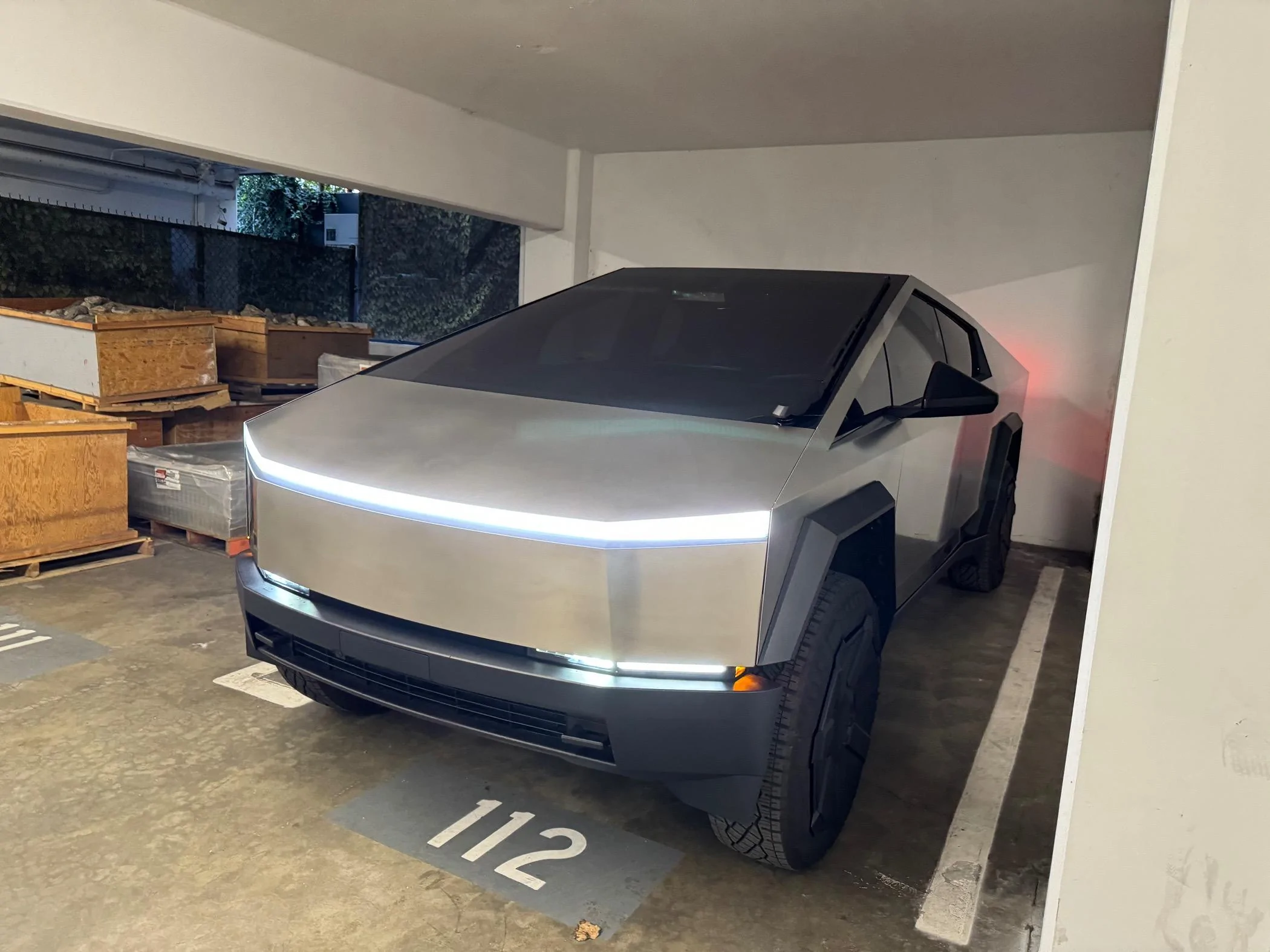 Tesla Roadster 2nd gen Cybertruck front windshield tint IMG_2780