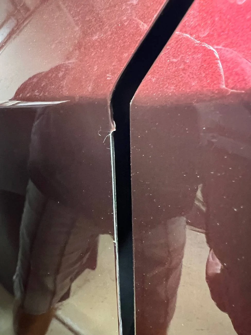 Tesla Cybertruck Just got the wrap from hell (by shop in Laguna Beach, CA) IMG_2883