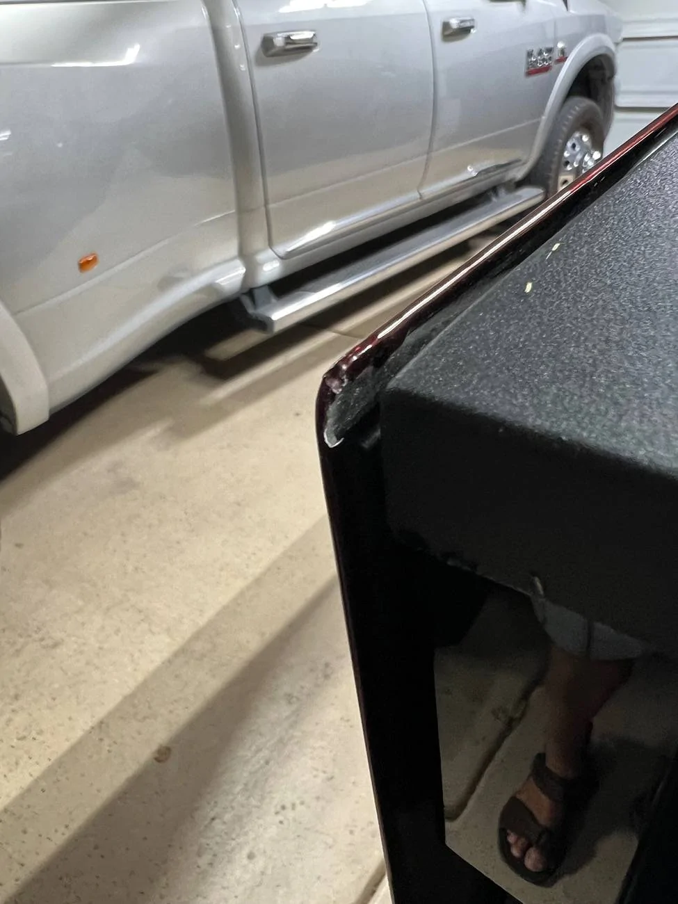 Tesla Cybertruck Just got the wrap from hell (by shop in Laguna Beach, CA) IMG_2885