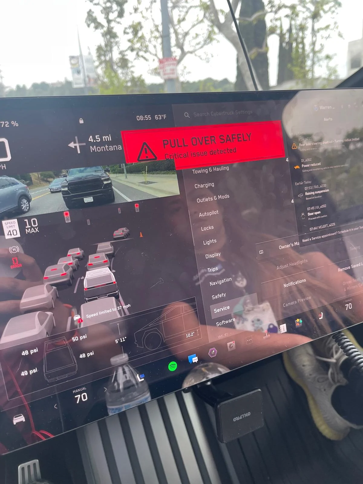 Tesla Roadster 2nd gen Multiple Error Codes Been in SC a Week IMG_2961