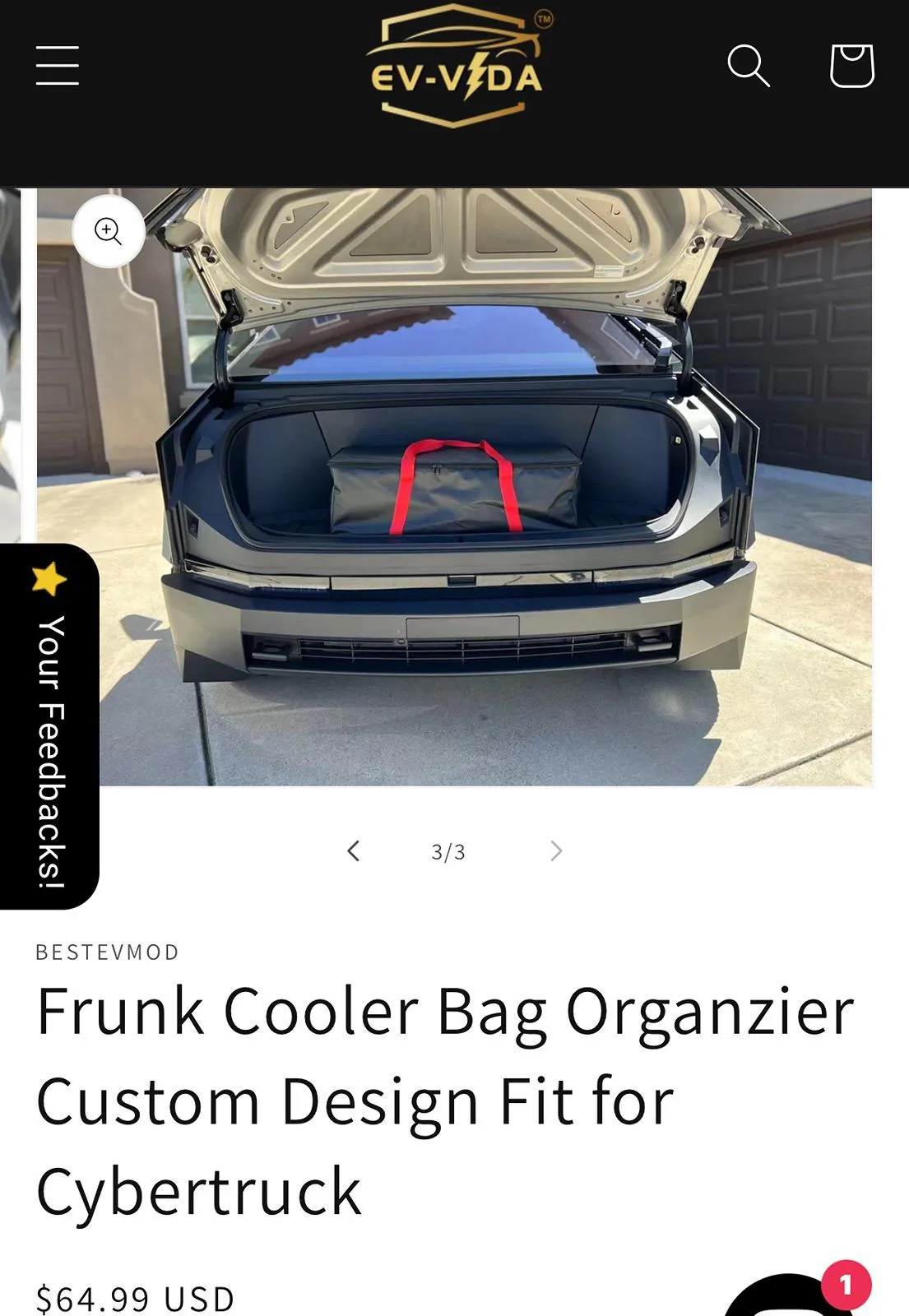 Tesla Roadster 2nd gen Best Soft Cooler for Cybertruck Frunk? IMG_3031