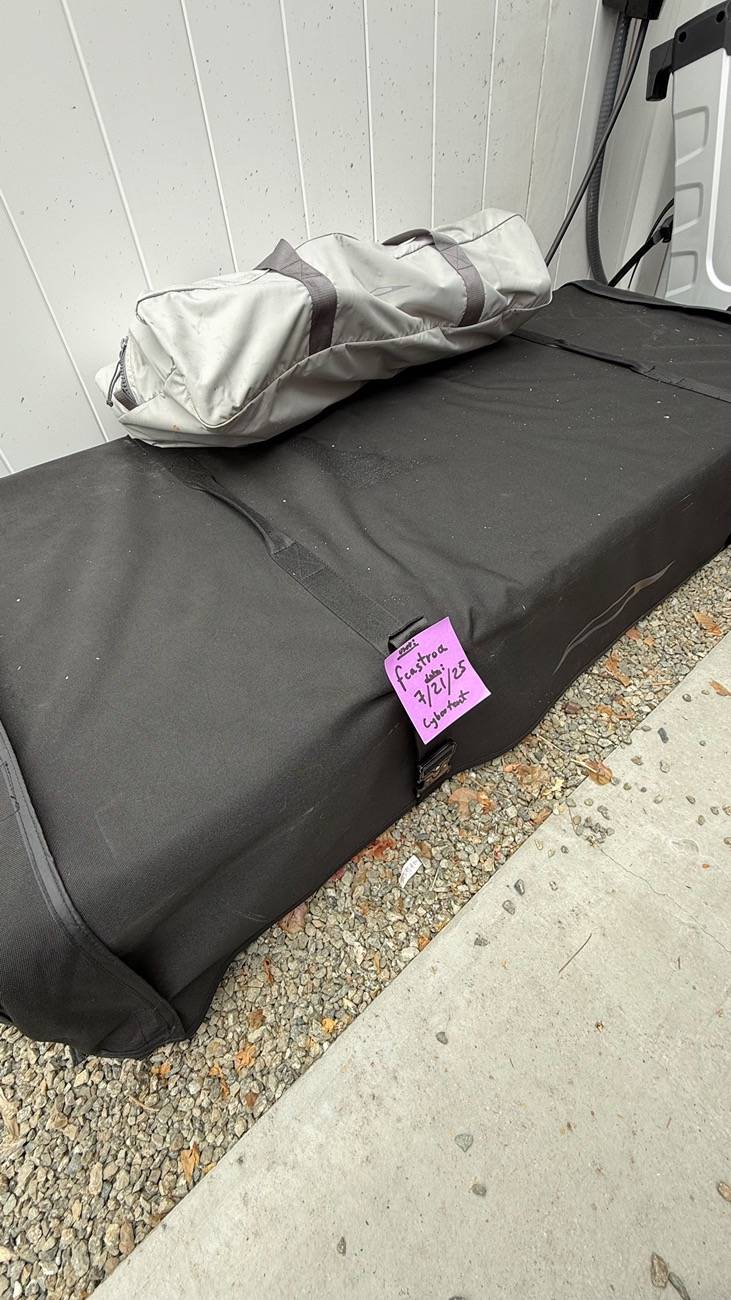 Tesla Cybertruck Los Angeles - OEM CyberTent / Basecamp Tent – gently used + great condition – includes mattress + bag with accessories IMG_3147
