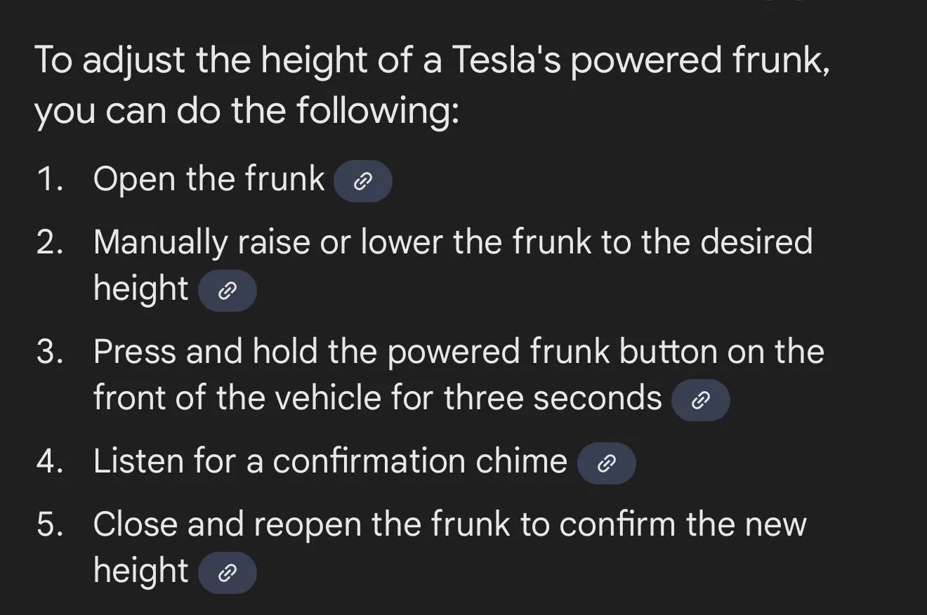 Tesla Roadster 2nd gen Frunk not opening completely. IMG_3283