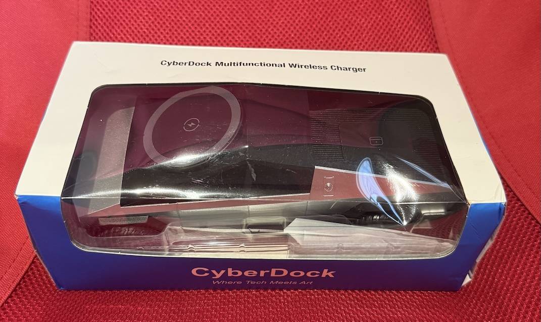 Tesla Roadster 2nd gen Cybertruck iPhone/AirPod/Watch charging station IMG_3366