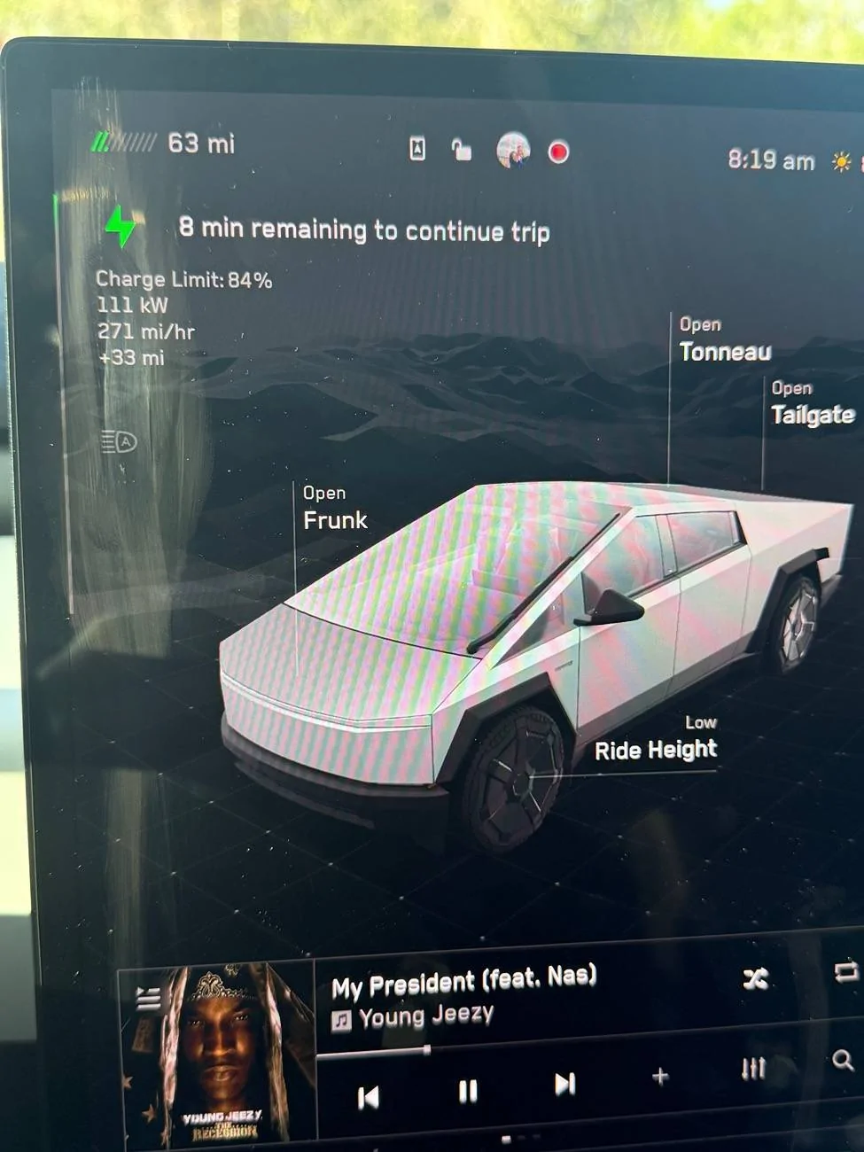 Tesla Roadster 2nd gen Cybertruck can now charge up to 325kW on select V4 Superchargers! IMG_3399