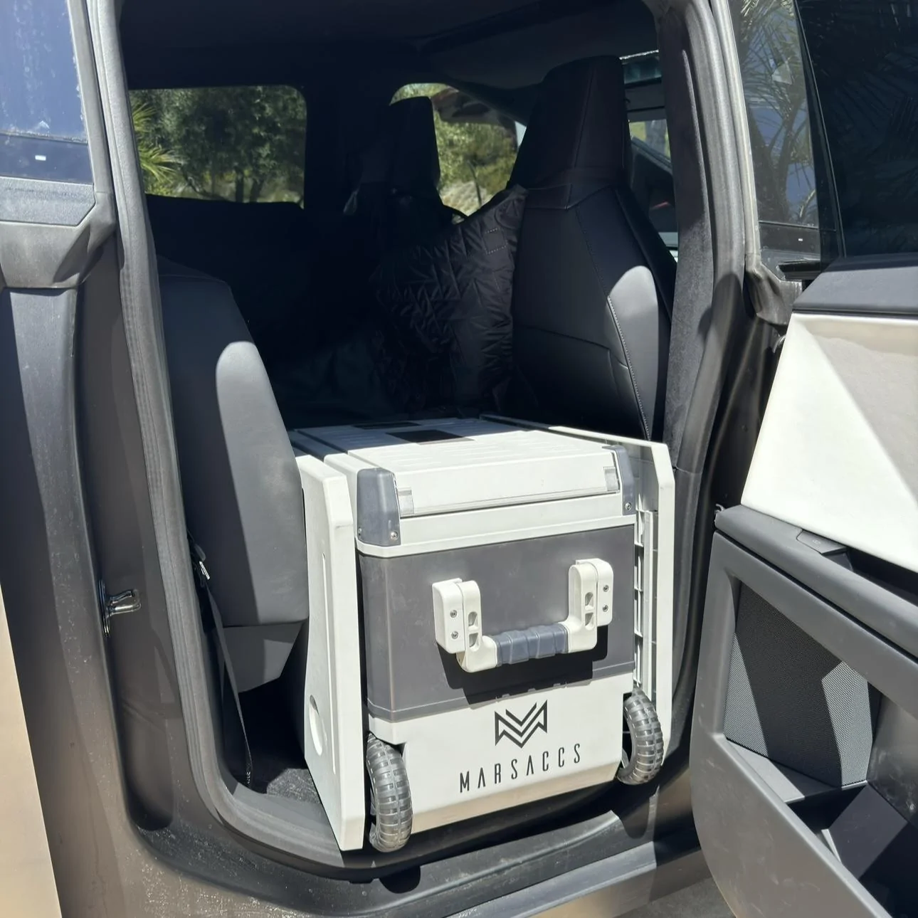 Tesla Cybertruck Introducing MARSACCS 48QT Portable Freezer / Fridge / Cooler for Your CyberTruck! IMG_3495