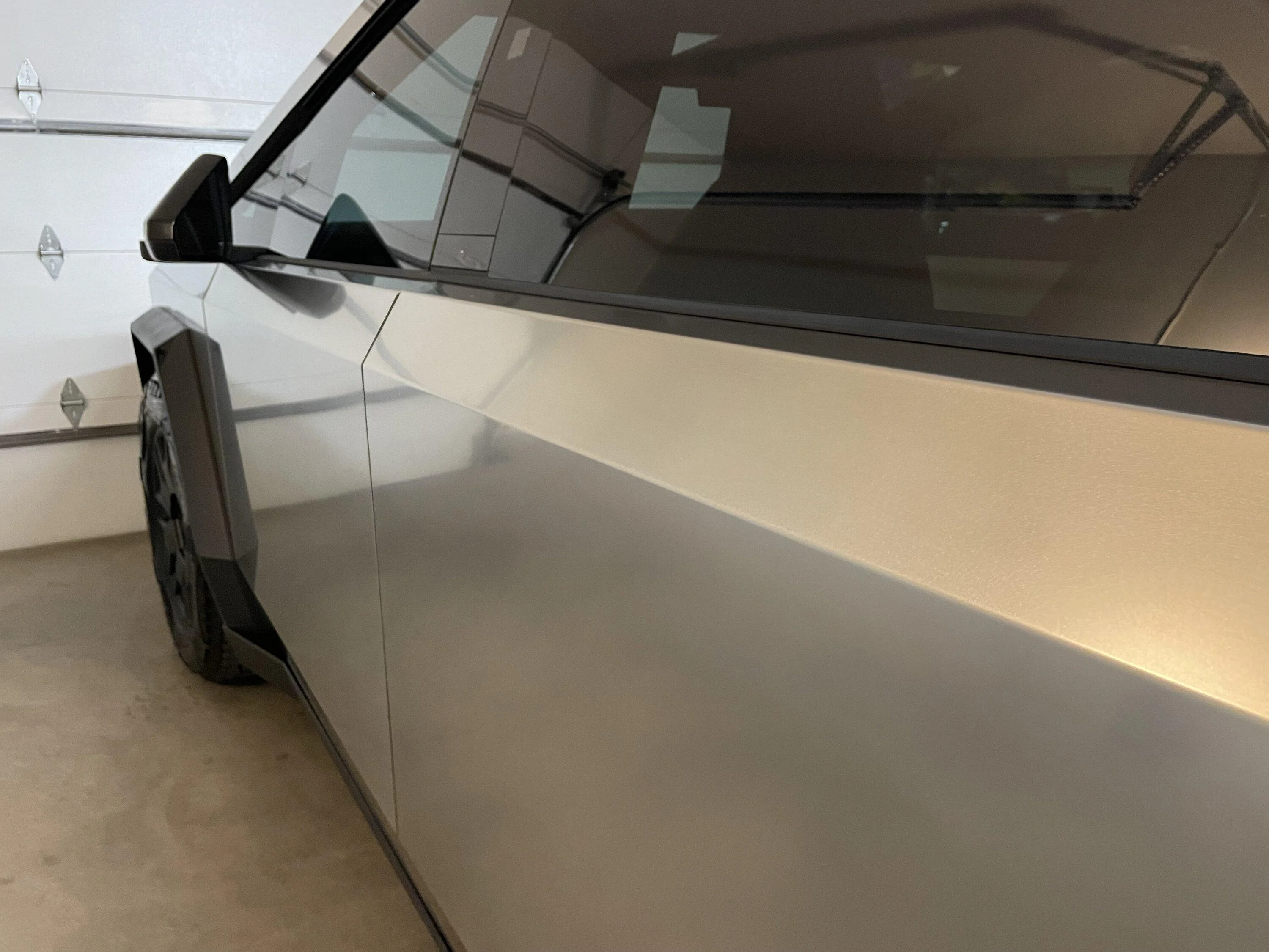 Tesla Roadster 2nd gen Bar Keepers Friend steel cleaner applied -- result photos IMG_3713