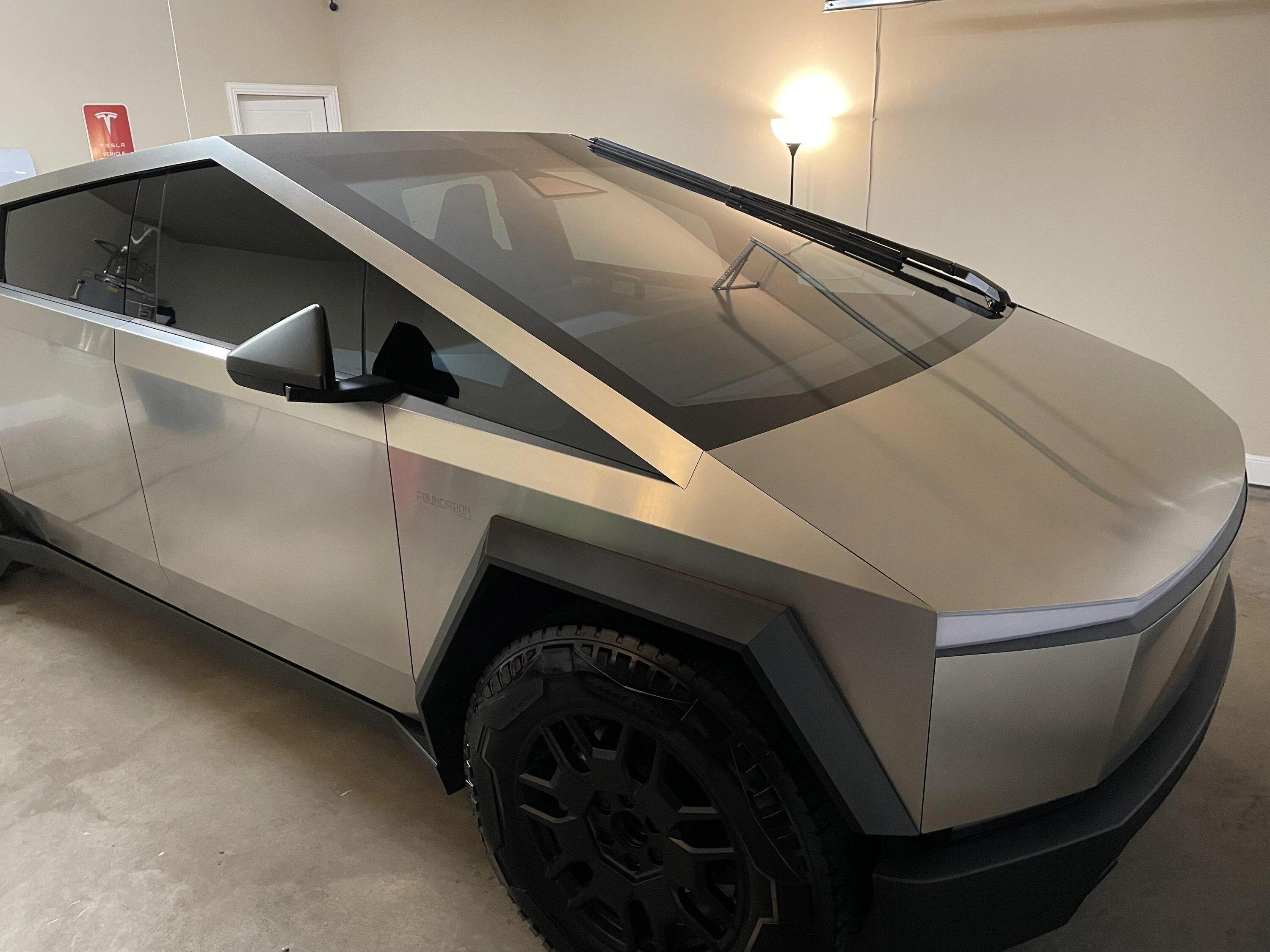 Tesla Roadster 2nd gen Bar Keepers Friend steel cleaner applied -- result photos IMG_3715