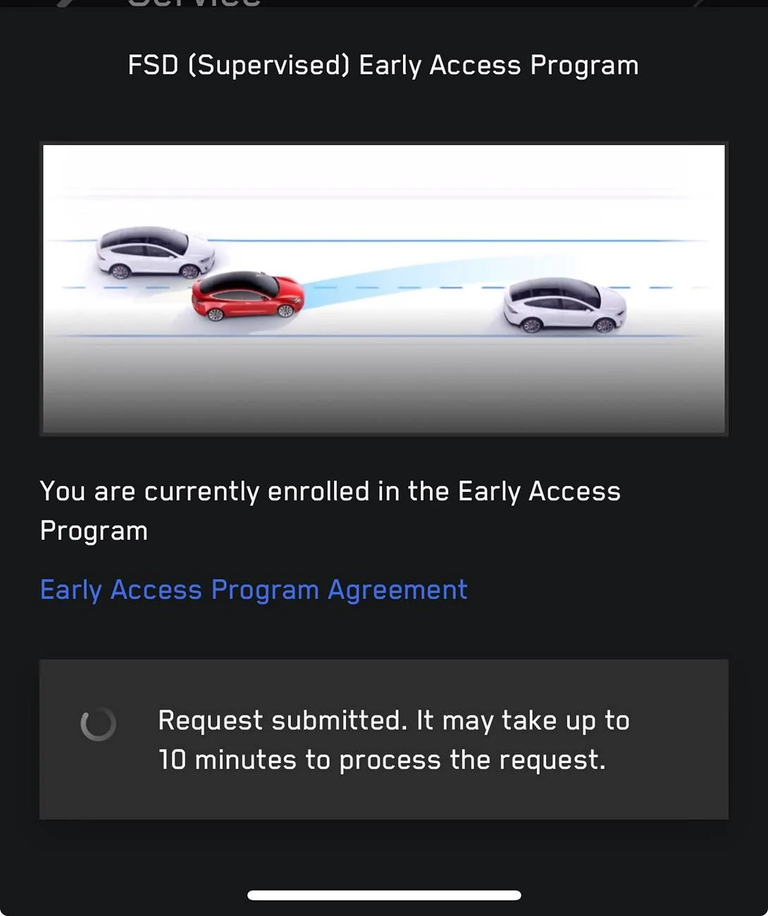 Tesla Roadster 2nd gen Invitation in App - FSD (Supervised) Early Access Program -- did you get it? IMG_3787