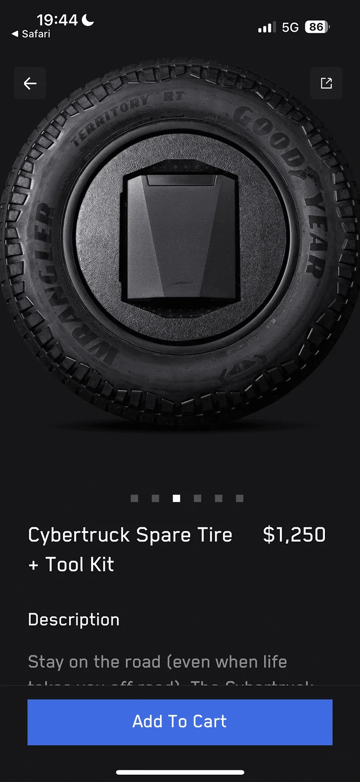 Tesla Roadster 2nd gen Has anyone received the spare tire kit yet? IMG_3793