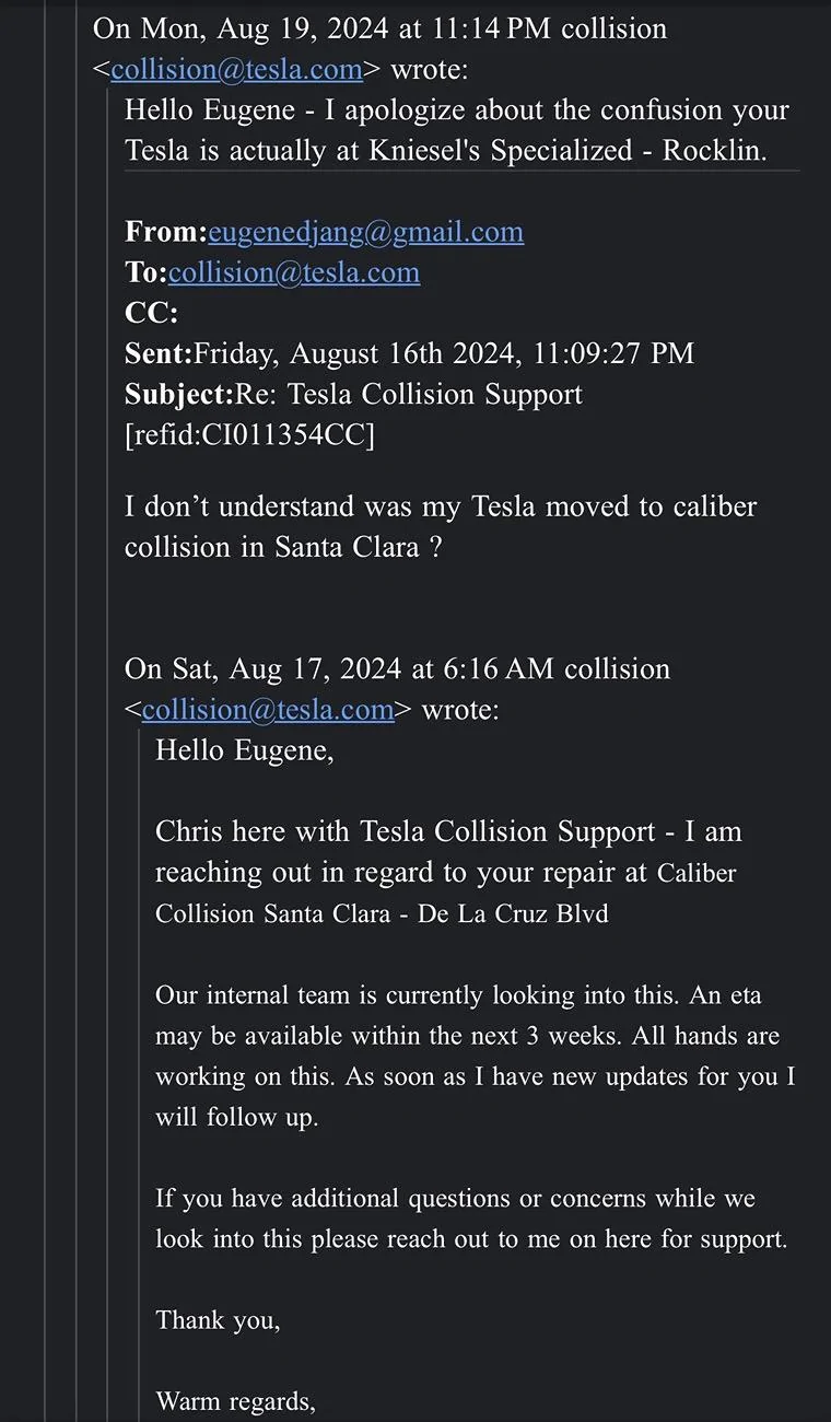 Tesla Roadster 2nd gen Brake Malfunction; hit light pole IMG_3805