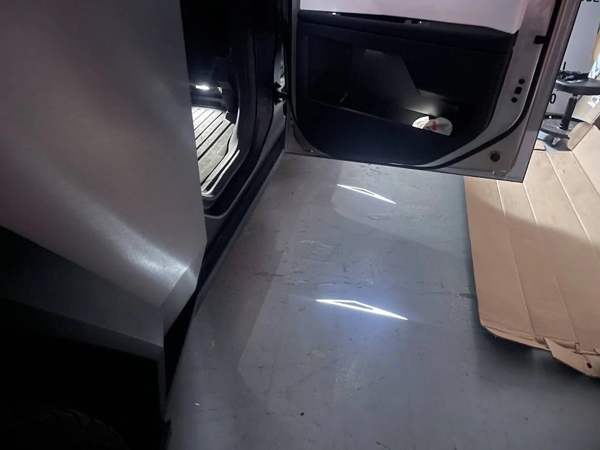 Tesla Roadster 2nd gen Tesla Shop confirms Cybertruck projection lights are for front doors only. IMG_3849