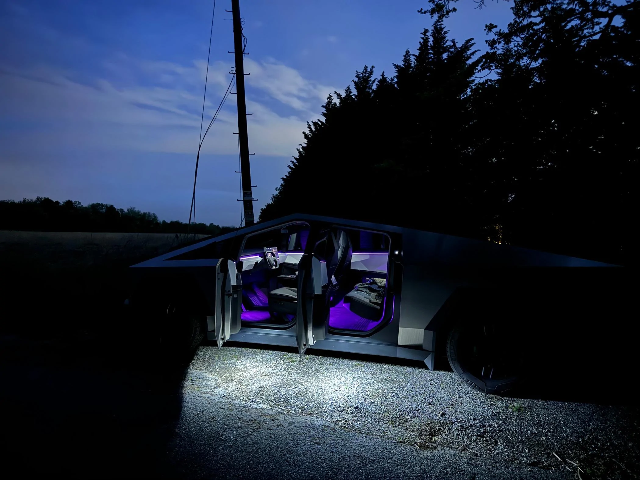 Tesla Roadster 2nd gen Door Puddle Lights and Interior Lights by Abstract Ocean IMG_4016