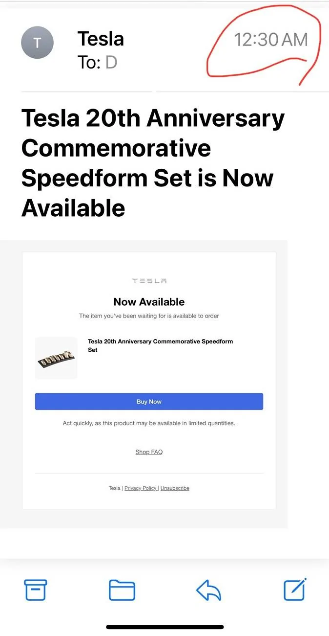 Tesla Cybertruck 😤 Missed it again!!! Speedforms restocked and sold out again instantly. IMG_4243