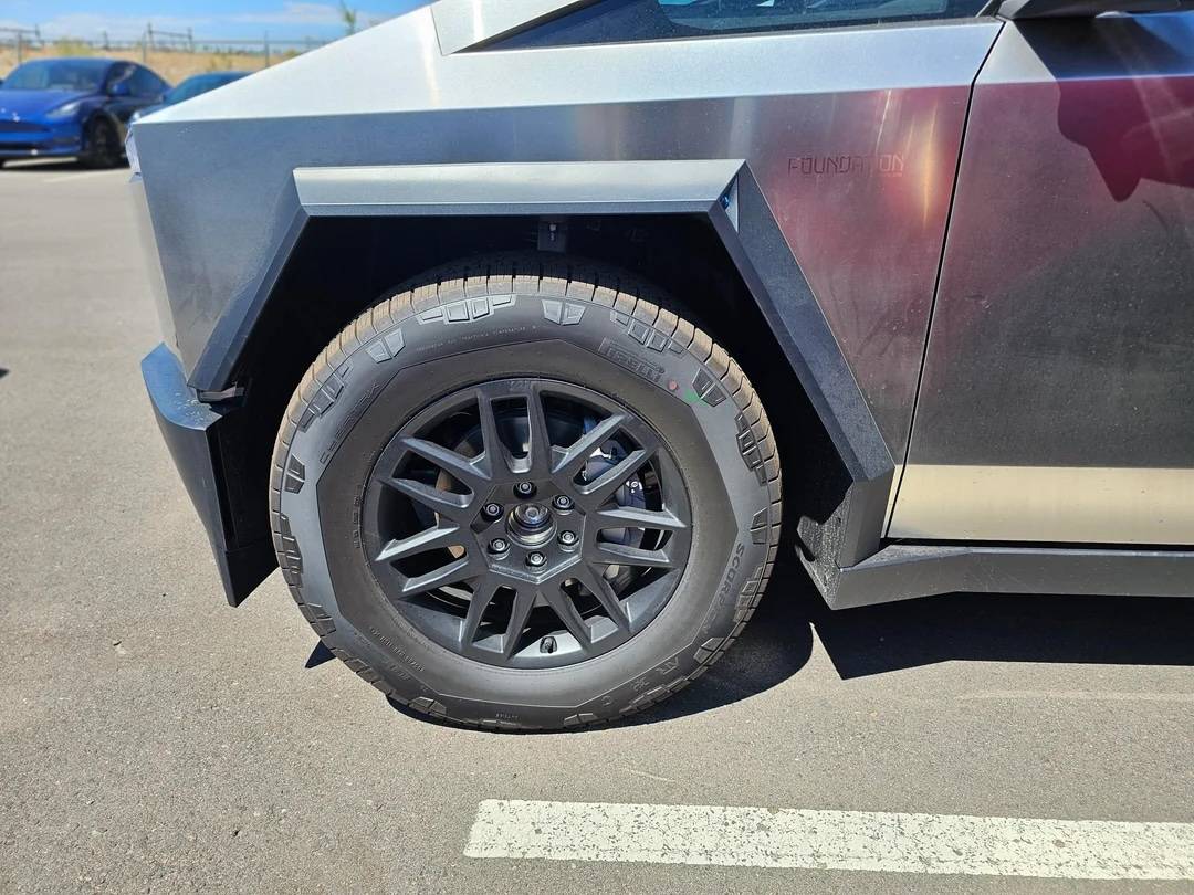Tesla Roadster 2nd gen Cybertruck wheel covers now available in Tesla shop IMG_4370