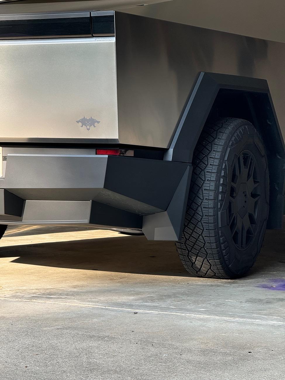 Tesla Roadster 2nd gen Official Tesla Mud Flaps installed IMG_4445