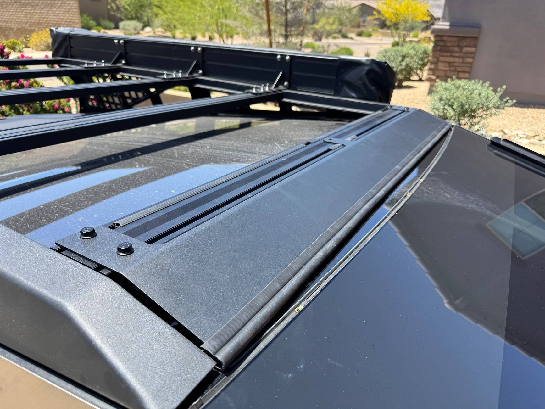 Tesla Cybertruck 💨 Mars Wind Deflector Delivered and Installed! IMG_4671