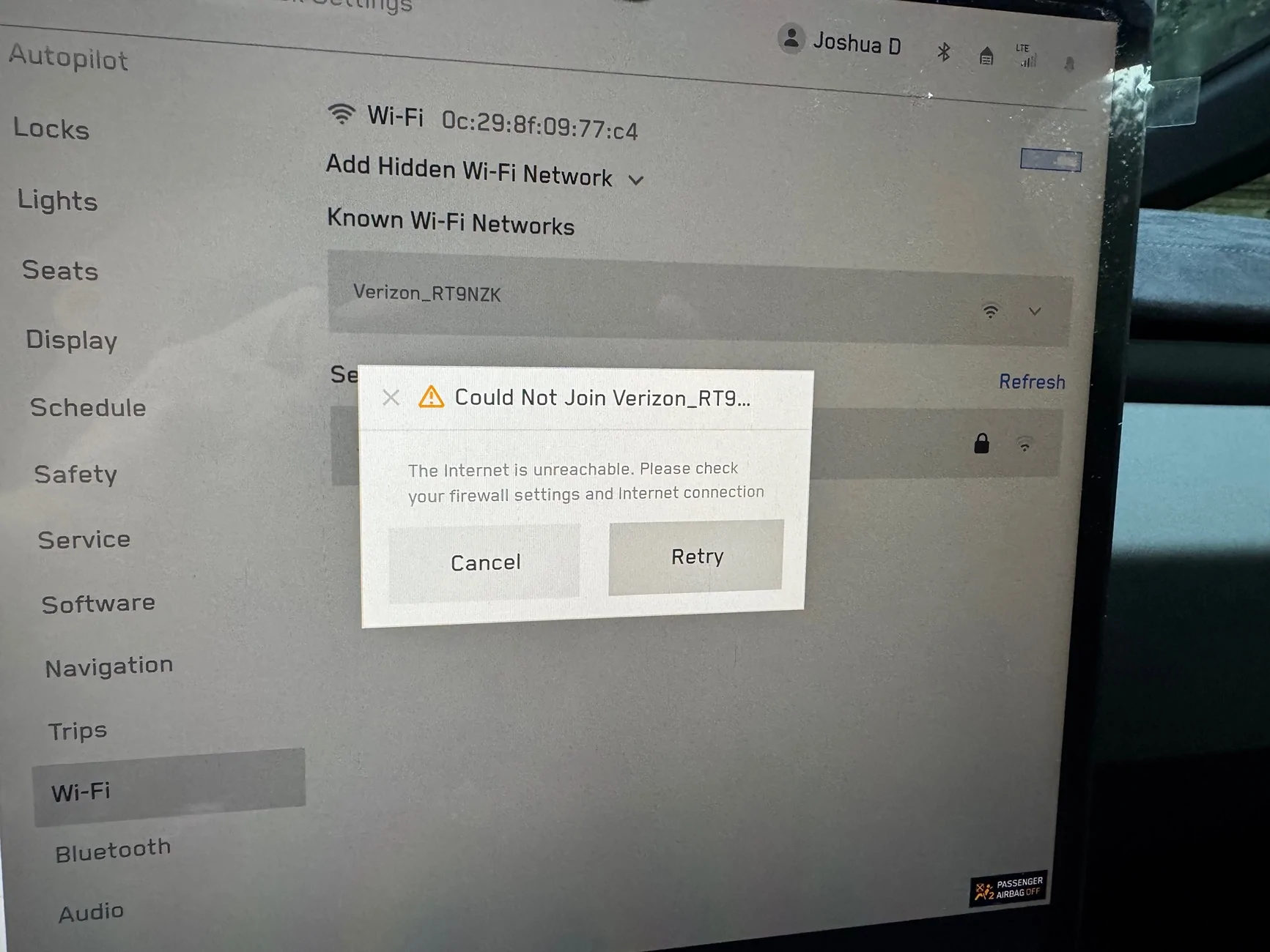 Tesla Roadster 2nd gen WiFi issues. IMG_4691