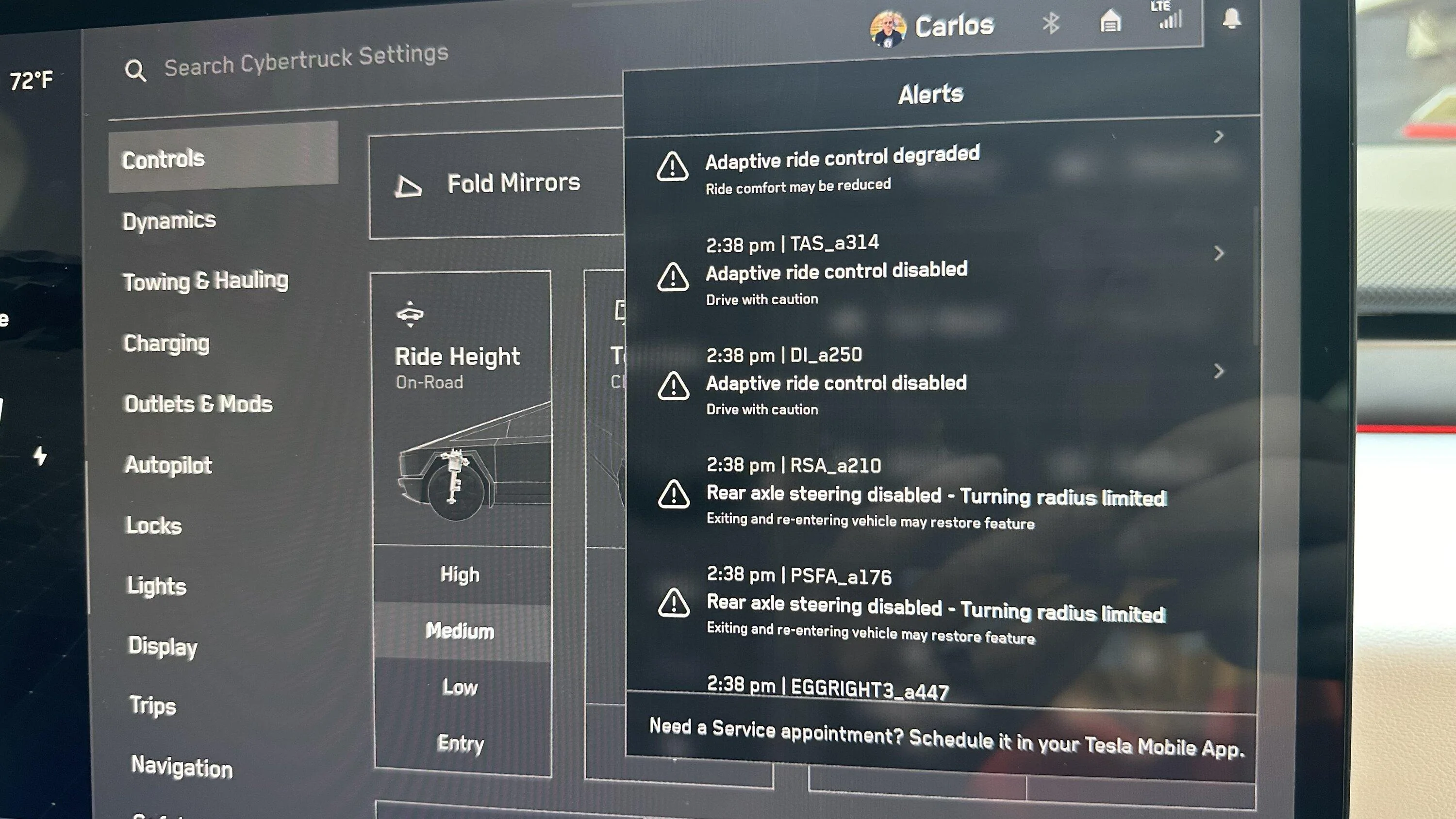 Tesla Roadster 2nd gen Two Days In = Critical Errors (25 of them) IMG_5165