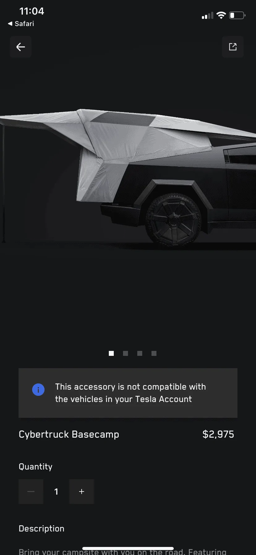 Tesla Roadster 2nd gen Cybertruck CyberTent (former Basecamp Tent) - New Official Video IMG_5181