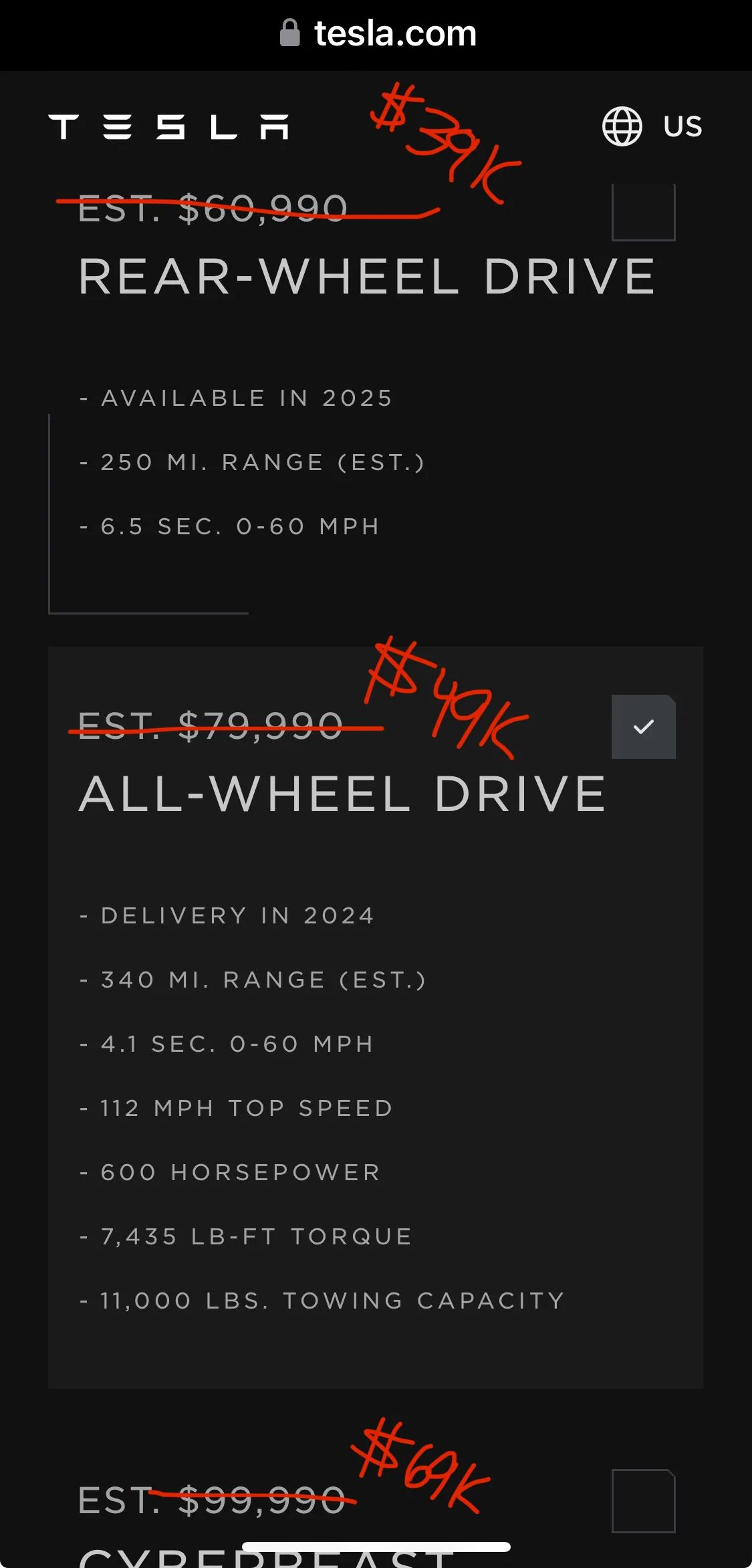 Tesla Roadster 2nd gen Order Book Open on Silverado EV IMG_5307
