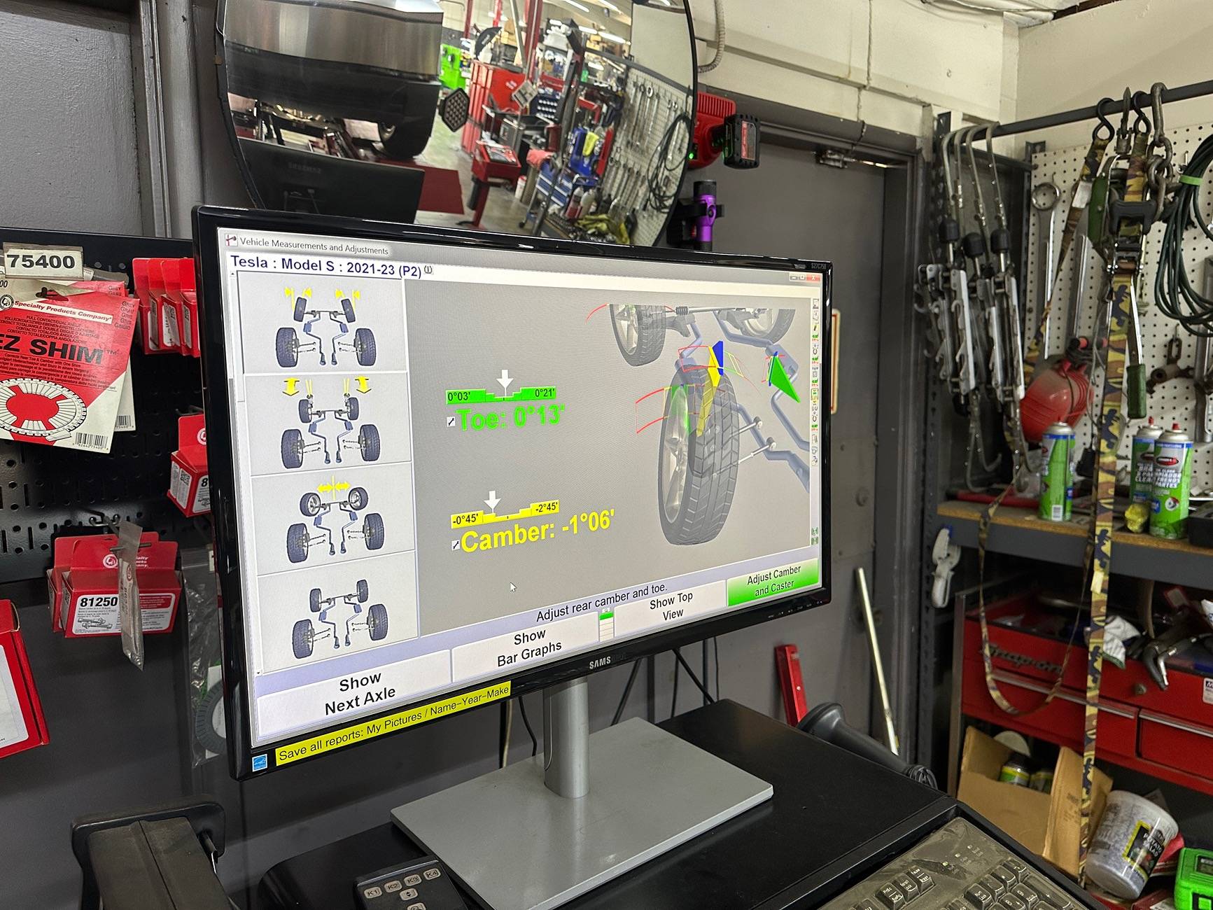 Tesla Roadster 2nd gen Wheel Alignment Locations? IMG_5822